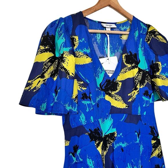 NWT Christopher John Rogers for Target 8  Floral Puff Sleeve babydoll Dress - Picture 10 of 12